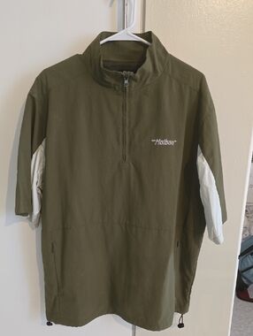Malbon Golf Windbreaker - Half Zip Size XL